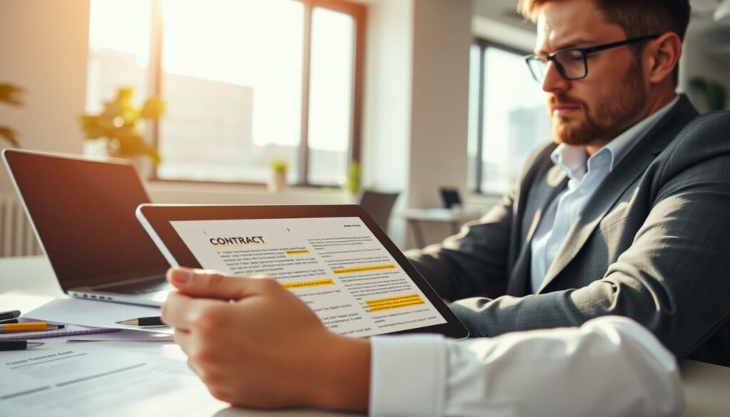 AI contract review for small business